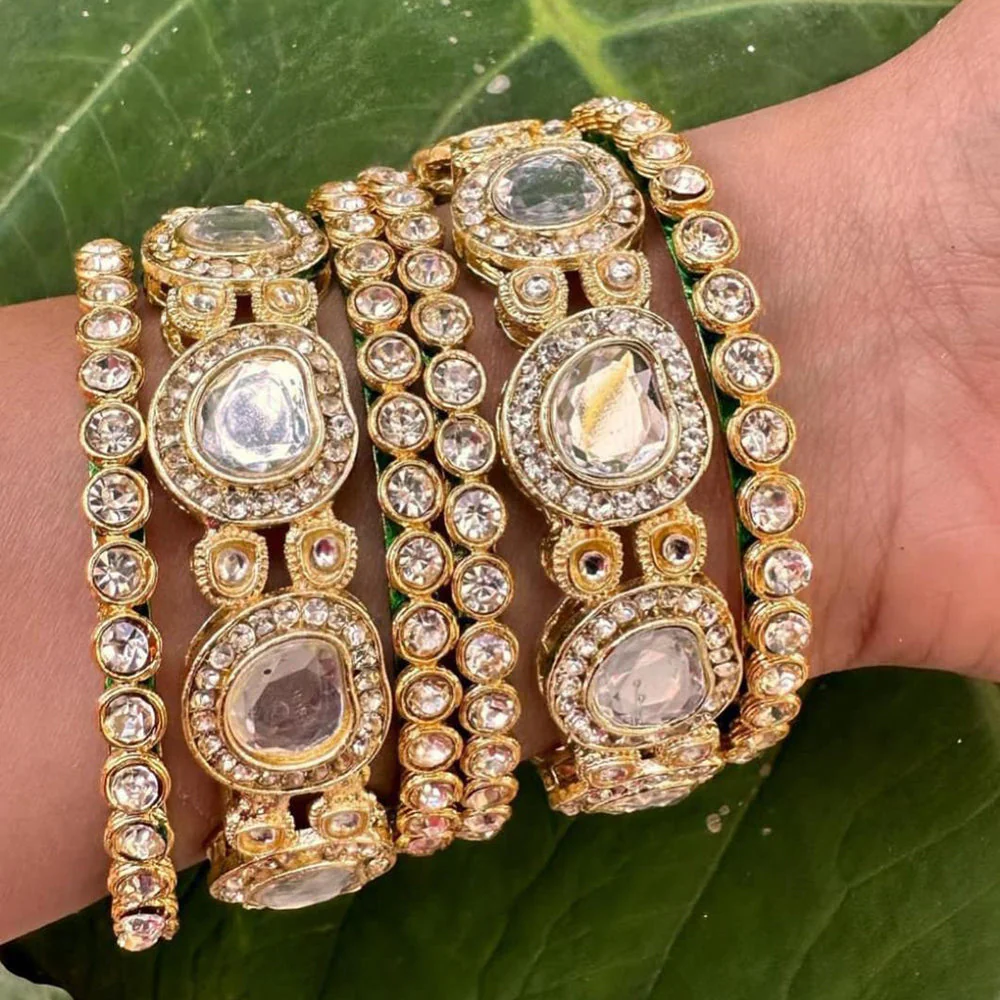 Kundan bangles