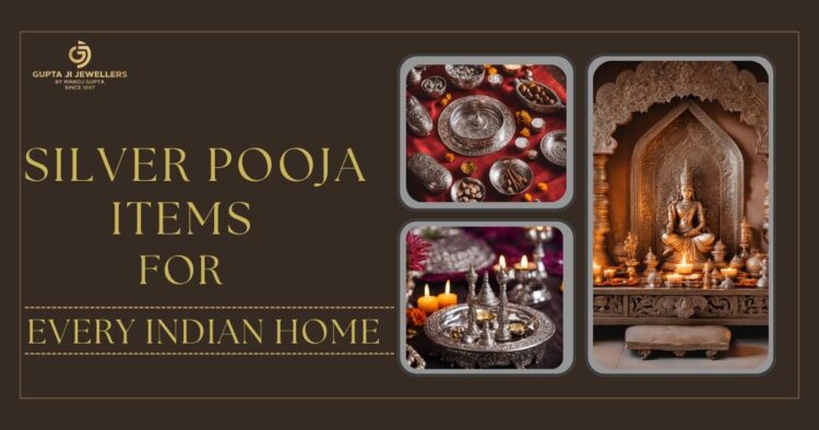 silver pooja items for every indian home